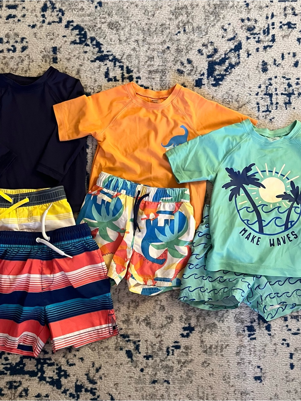 Three swim sets and one extra bottom